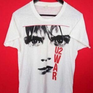 U2 War Album 80s Vintage Rock Band Music Concert Shirt 93